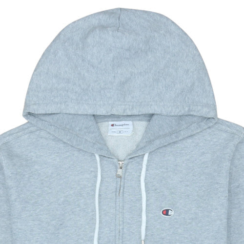 Mens UK Size M Champion Grey Full Zip Hoodie