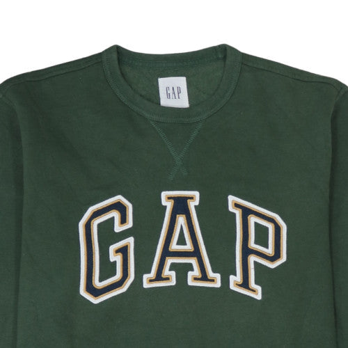 Mens UK Size M Gap Green Pullover Sweatshirt