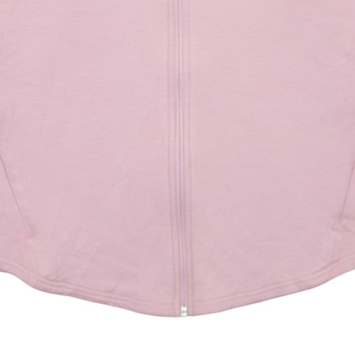Womens UK Size L PUMA Pink Full Zip Hoodie