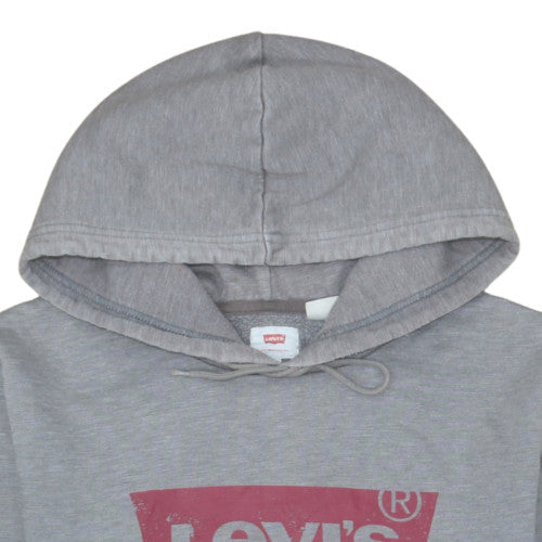 Mens UK Size M Levi's Grey Pullover Hoodie