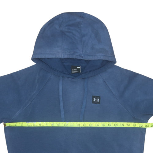 Mens UK Size L Under armour Blue Pullover Hoodie