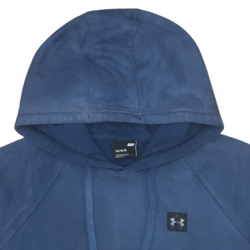 Mens UK Size L Under armour Blue Pullover Hoodie