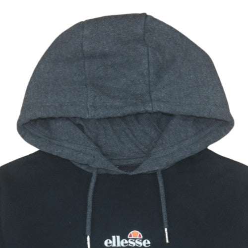 Mens UK Size L ellesse Black Pullover Hoodie