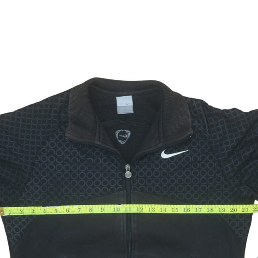Mens UK Size M Nike Black Full Zip Sweatshirt