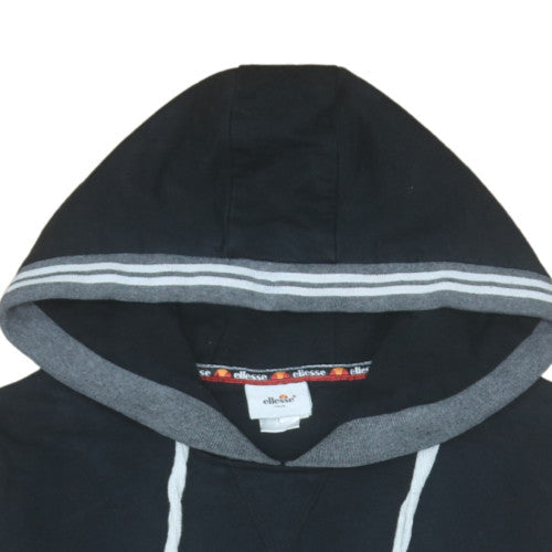 Mens UK Size S ellesse Black Pullover Hoodie