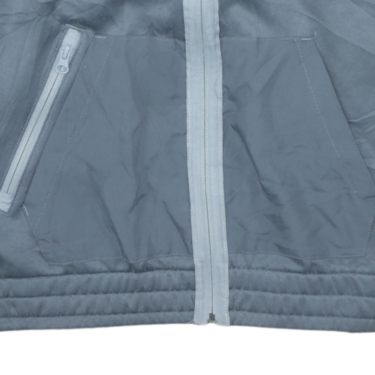 Mens UK Size M adidas Grey Full Zip Hoodie