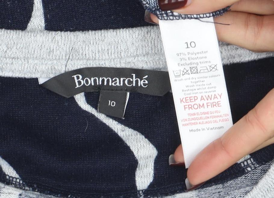 Womens UK Size 10 Bonmarche Blue Pullover Jumper