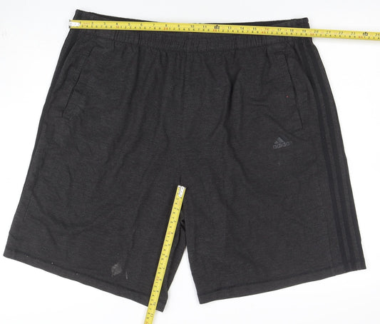 Adidas Men’s Black 2XL Athletic Shorts Climalite Sports Essentials