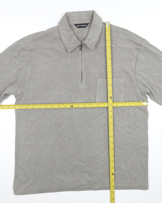 Mens UK Size S Marks and Spencer Modal Blend Polo Shirt
