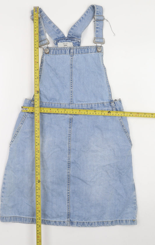 Womens UK Size 8 New Look Pinafore/Dungaree Dress