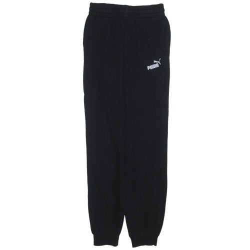 Boys UK Size 13-14 Years PUMA Regular Fit Jogger Black Trousers