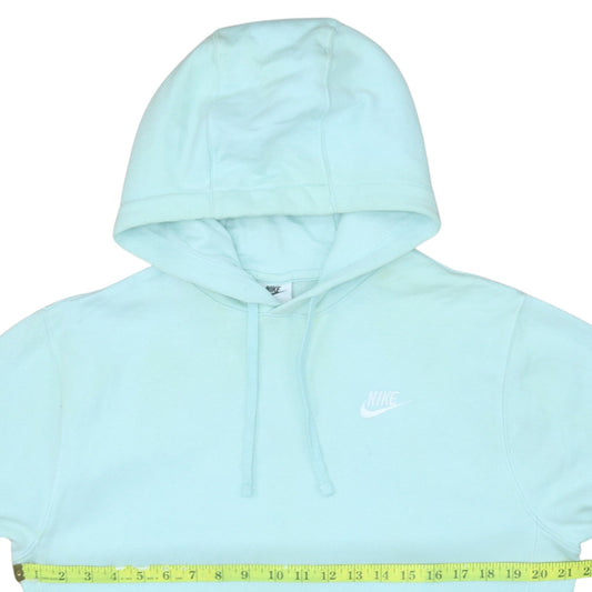 Womens UK Size S Nike Blue Pullover Hoodie