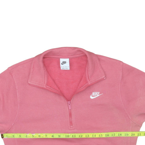 Womens UK Size XS Nike Pink Pullover Sweatshirt