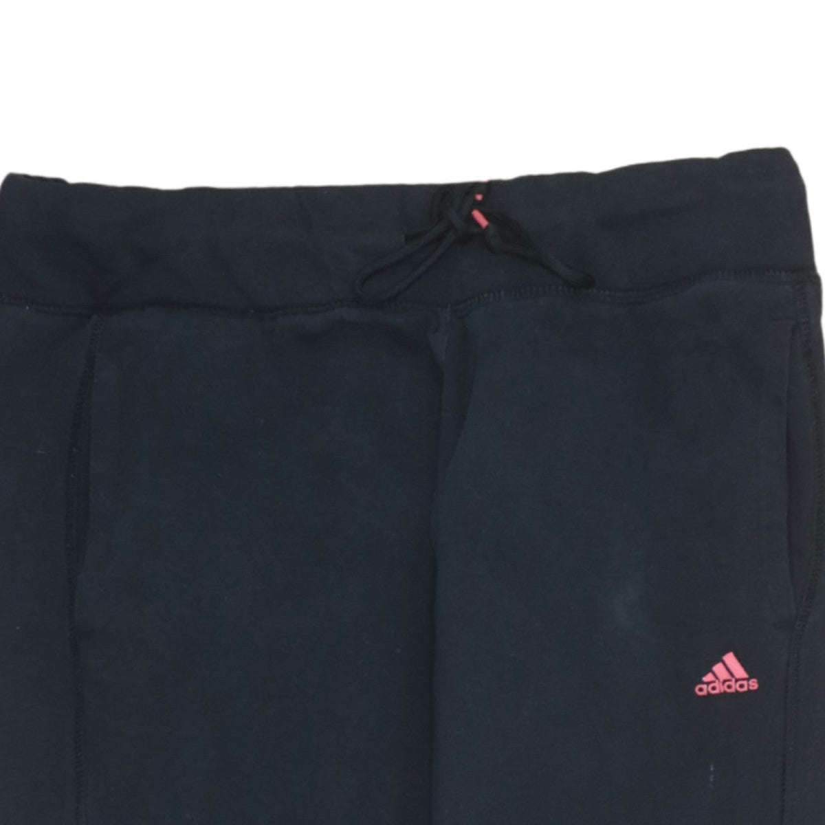 Additional view of adidas women’s black jogger trousers, size UK 12-14, sports casual