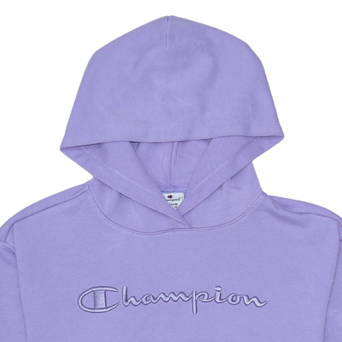 Womens UK Size M Champion Purple Pullover Hoodie