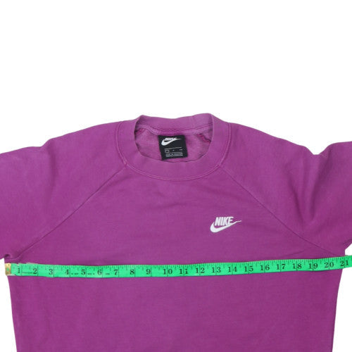 Womens UK Size S Nike Purple Pullover Sweatshirt