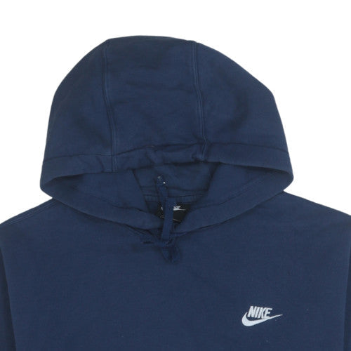 Mens UK Size L Nike Blue Pullover Hoodie