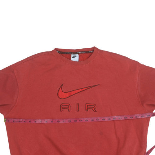 Womens UK Size M Nike Red Pullover Sweatshirt