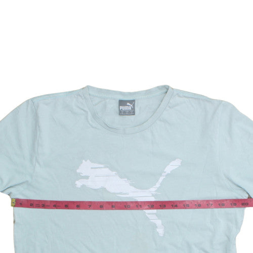 Mens UK Size M PUMA Blue T-Shirt