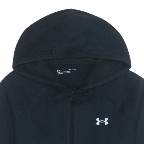 Mens UK Size S Under armour Black Full Zip Hoodie
