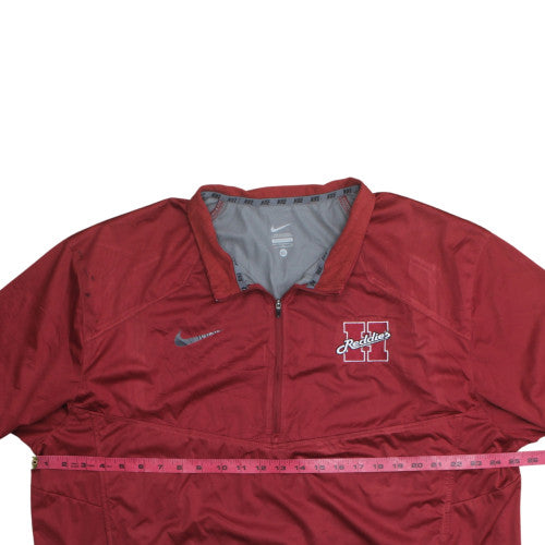 Mens UK Size XL Nike Red 1/2 Zip Sweatshirt