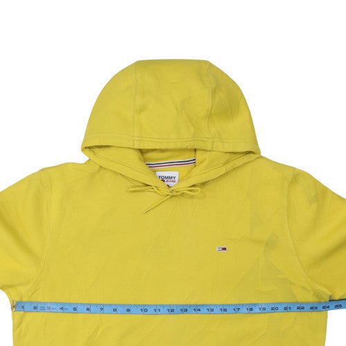 Mens UK Size XL Tommy Jeans Yellow Pullover Hoodie