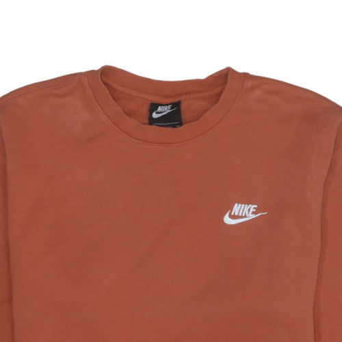 Mens UK Size XS Nike Brown Pullover Sweatshirt