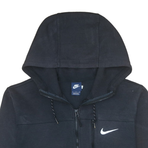 Mens UK Size L Nike Black Full Zip Hoodie