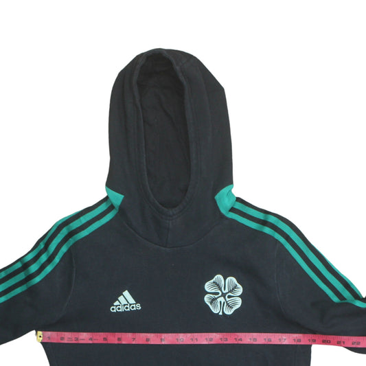 Adidas Boys Black Pullover Hoodie 13-14 Years Football Sportswear