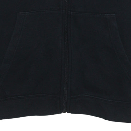 Additional view of Nike boys’ black full zip hoodie xl 158-170cm fleece sweatshirt