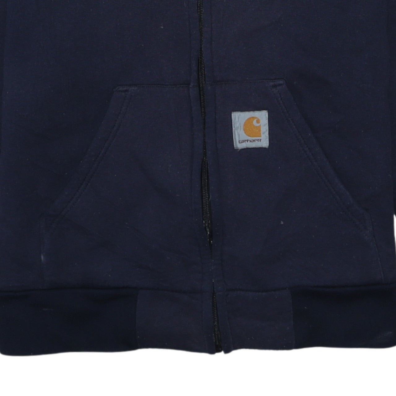 Mens UK Size M Carhartt Blue Full Zip Hoodie