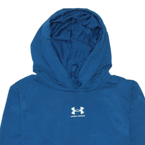 Mens UK Size XS Under armour Blue Pullover Hoodie