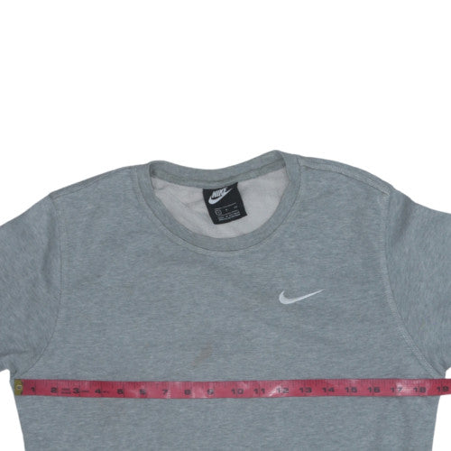 Mens UK Size S Nike Grey Pullover Sweatshirt