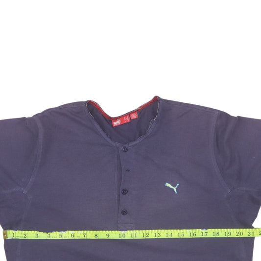 Mens UK Size M PUMA Blue T-Shirt