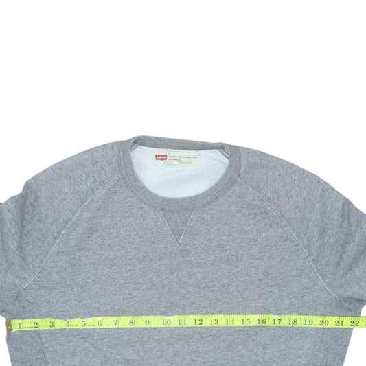 Mens UK Size M Levi's Grey Pullover Sweatshirt