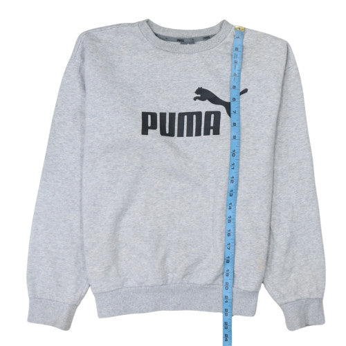 Womens UK Size S PUMA Grey Pullover Sweatshirt