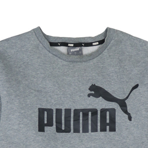 Mens UK Size L PUMA Grey Pullover Sweatshirt