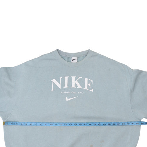 Womens UK Size S Nike Blue Pullover Sweatshirt