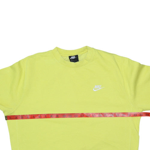 Womens UK Size M Nike Yellow Pullover Sweatshirt