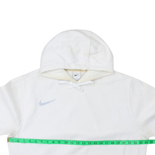 Mens UK Size L Nike White Pullover Hoodie