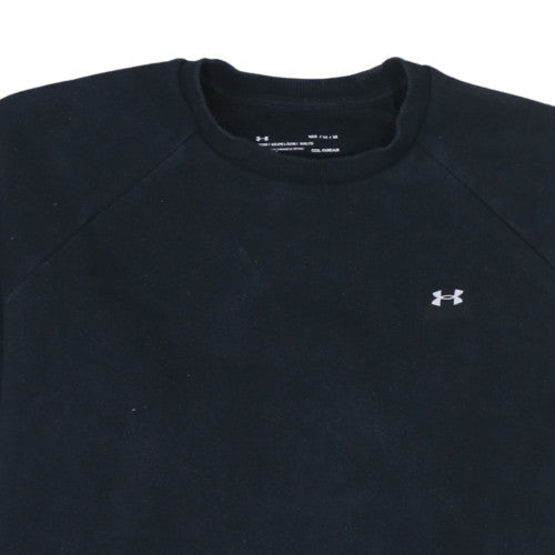 Mens UK Size M Under armour Black Pullover Sweatshirt