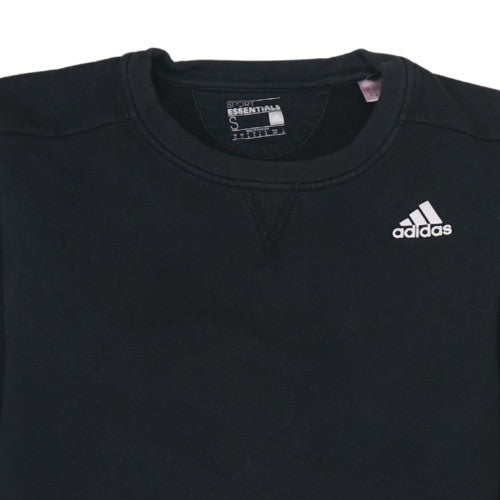 Mens UK Size S adidas Black Pullover Sweatshirt