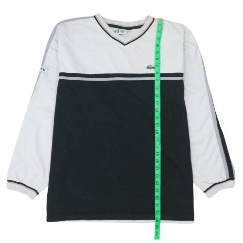 Mens UK Size M Lacoste White Pullover Sweatshirt