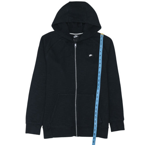 Mens UK Size M Nike Black Full Zip Hoodie