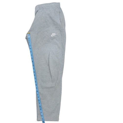 Nike Mens Grey M Jogger Sweatpants Elastic Waist Soft Fleece