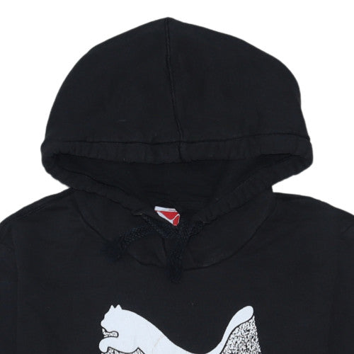 Womens UK Size 14 PUMA Black Pullover Hoodie