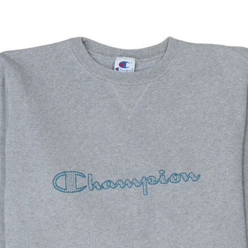 Mens UK Size M Champion Grey Pullover Sweatshirt