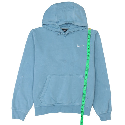 Womens UK Size M Nike Blue Pullover Hoodie