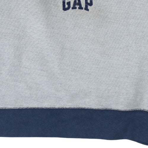 Mens UK Size XL Gap Blue Pullover Sweatshirt