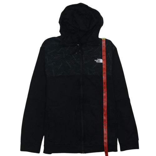 Mens UK Size M The North Face Black Full Zip Hoodie